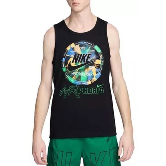 Men's Nike air phoria Tank Top, Size S, Black Multicolor NWT - Picture 1 of 1